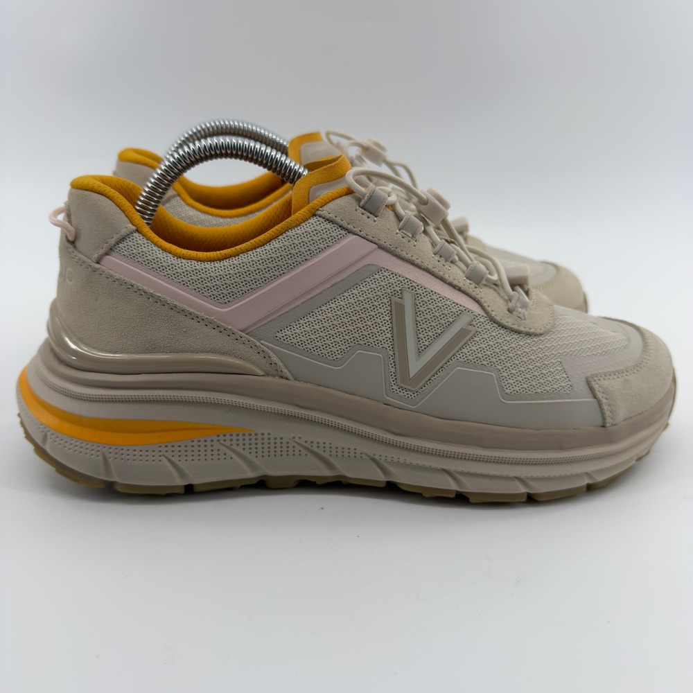 Vionic WMAX Sierra Womens Walking Sneakers‎ Sand Orange Pink Size 9.5 Orthotic